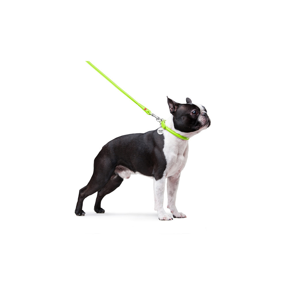Повідець для собак WAUDOG Glamour круглий XS d 8 мм Д 122 см салатовий (33775) - изображение 3