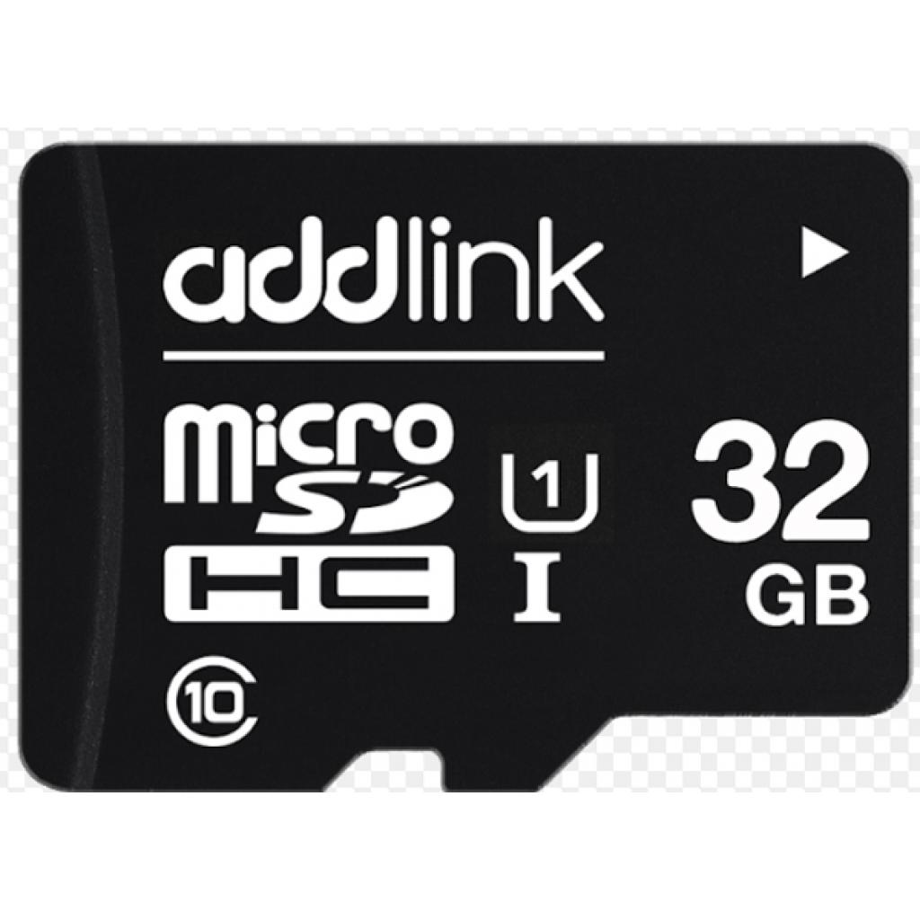 Карта пам'яті AddLink 32GB microSDHC class 10 UHS-I U1 (ad32GBMSH310) - зображення 1