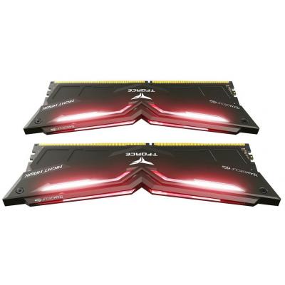 Модуль пам'яті для комп'ютера DDR4 32GB (2x16GB) 3200 MHz T-Force Night Hawk Red LED Team (THRD432G3200HC16CDC01) - зображення 3