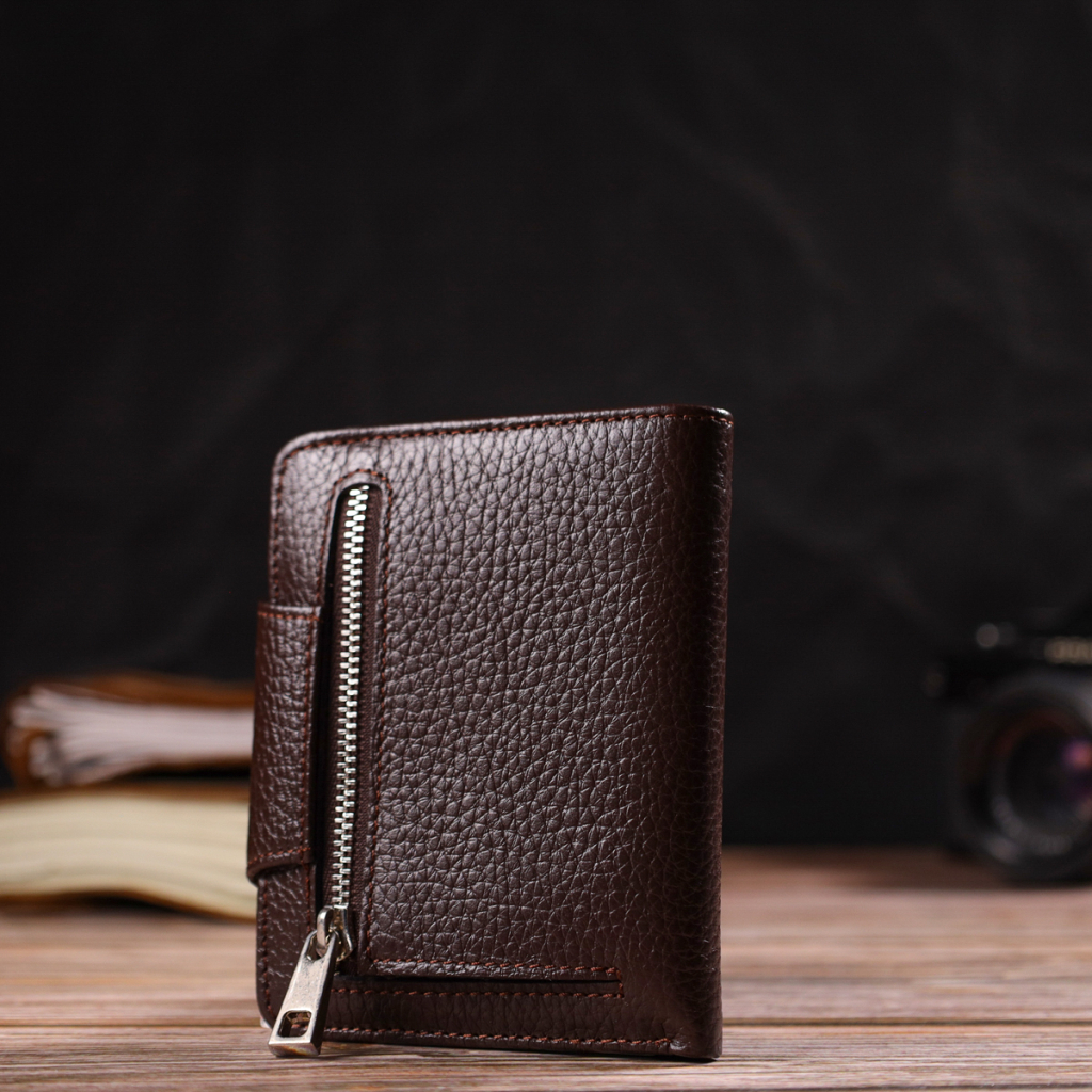 Портмоне Canpellini З натуральної шкіри Коричневе (21808) - зображення 9