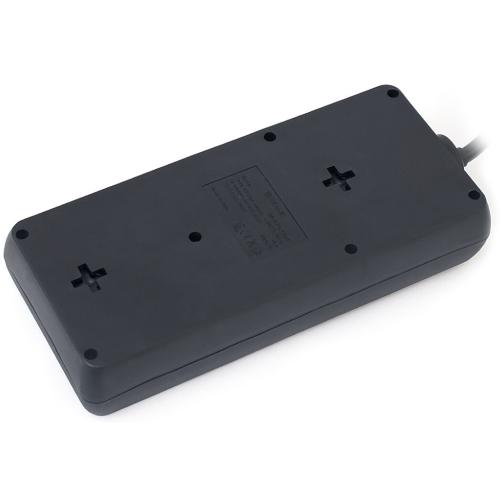 Мережевий фільтр живлення REAL-EL RS-8 Protect 5m, black (EL122300024) - зображення 4