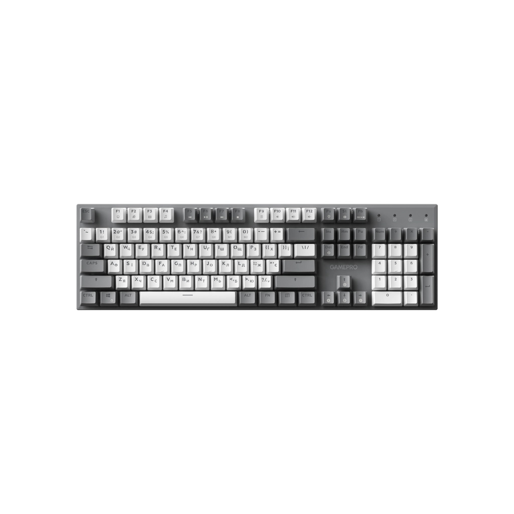 Клавіатура GamePro Genesis Metallic MK144G Outemu Red Switch USB UA Gray (MK144G) - зображення 6