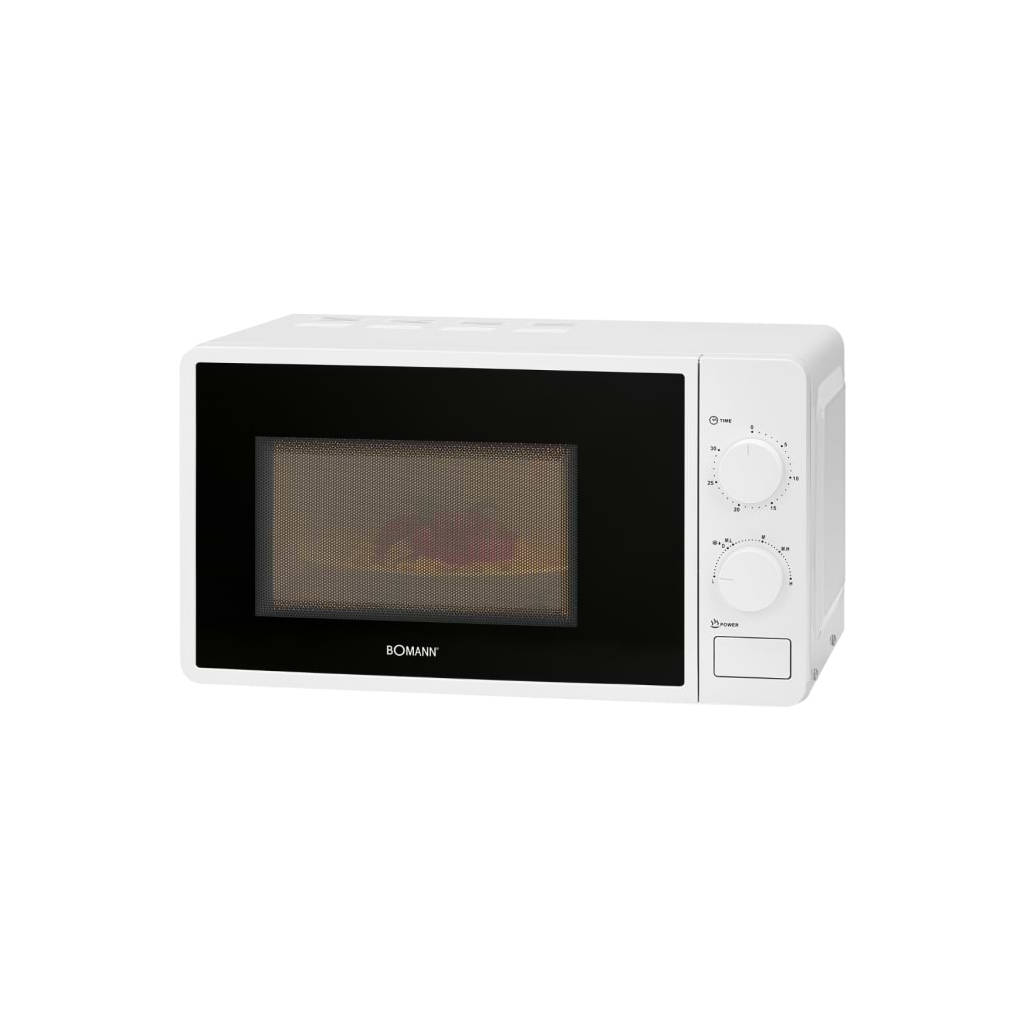 Мікрохвильова піч Bomann MW 6014 CB white (MW6014CB white) - зображення 1