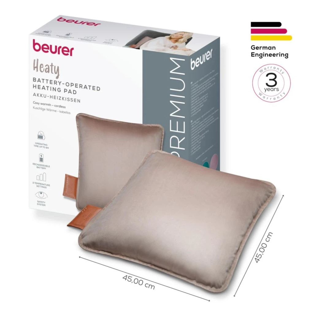 Електрогрілка Beurer HK 77 Heaty smokey-taupe - зображення 4