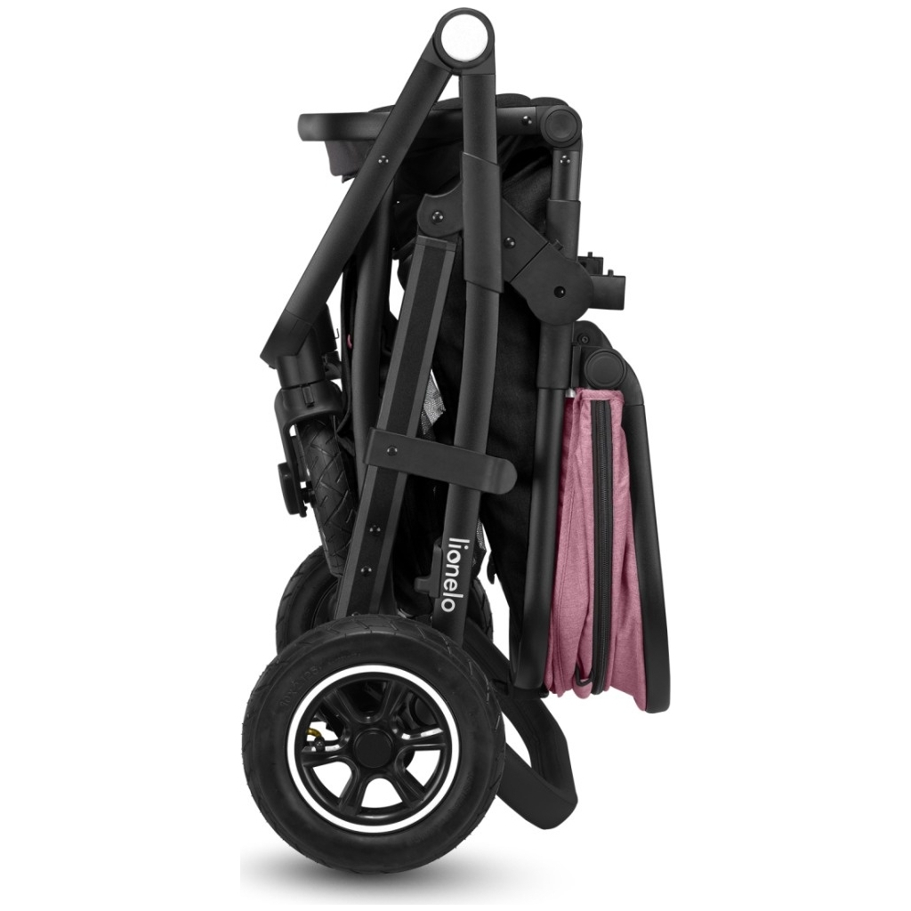 Коляска Lionelo 3 в 1 Amber Pink Rose (LO-AMBER PINK ROSE (3in1)) - зображення 4