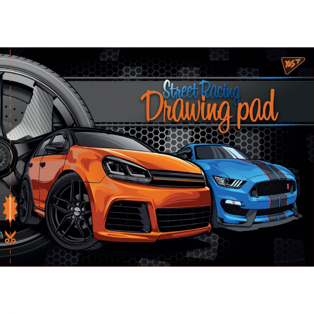 Альбом для малювання Yes А4 скоба з перфорацією, 20 аркушів (130435) - зображення 4