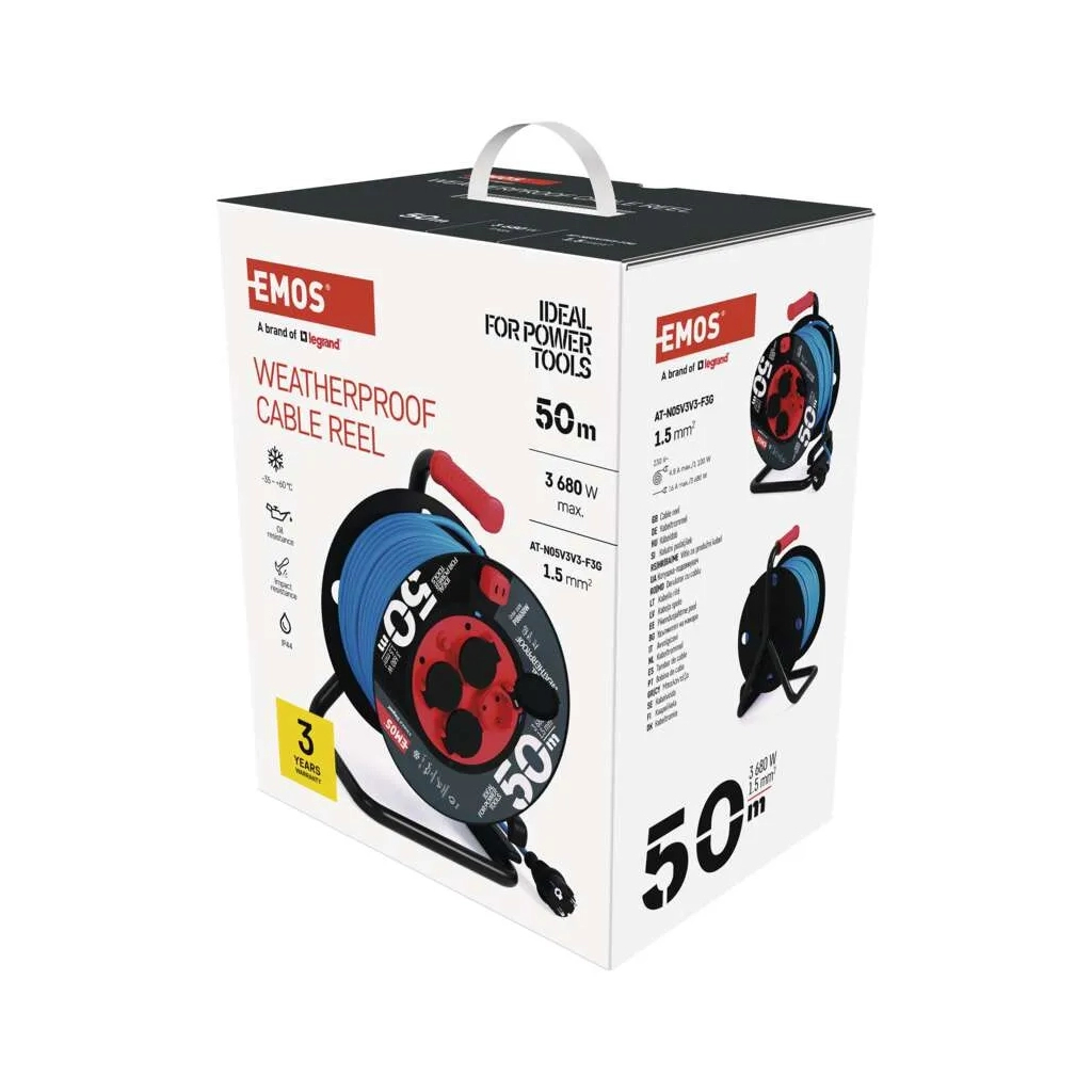 Мережевий подовжувач EMOS P08650W - зображення 3