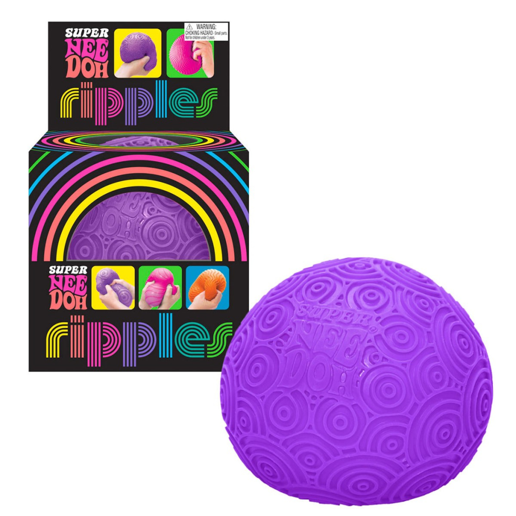 Антистрес NeeDoh серії Super – Яскраві кружальця (пурпуровий) (RSPND-4) - зображення 1