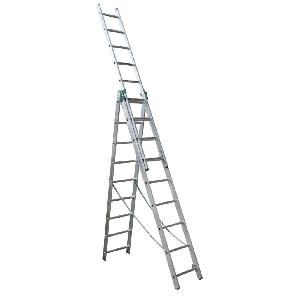 Драбина ITOSS універсальна (3 частини) - 7609 (3х9) (15095) - зображення 1