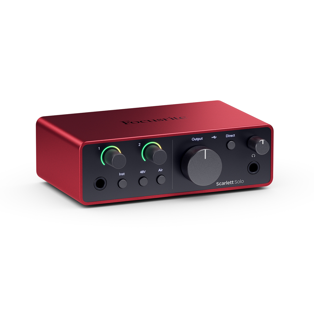 Аудіоінтерфейс Focusrite Scarlett Solo 4th Gen (234617) - зображення 4