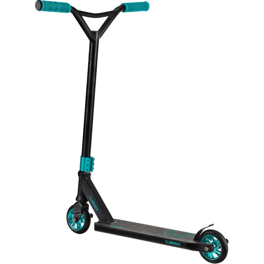 Самокат Globber GS540 Чорно-зелений, трюковий, з пегами (624-009) - зображення 4