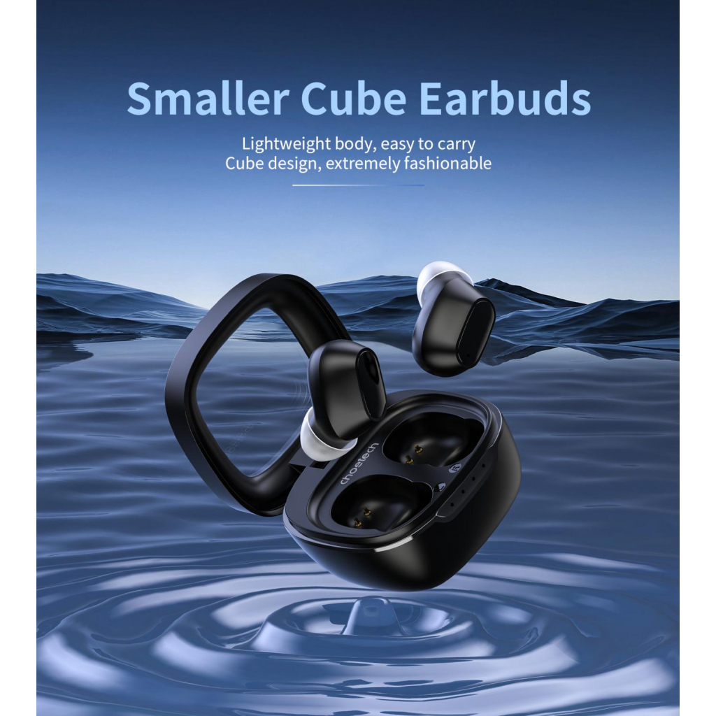 Навушники Choetech TWS Small Cube Black (BH-T23-BK) - зображення 7