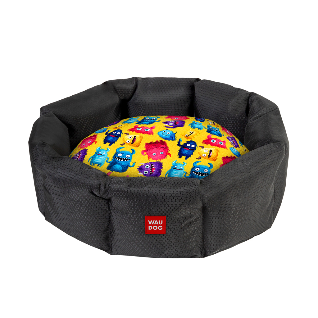Лежак для тварин WAUDOG Relax "Мохнаті монстри" S (313-4050) - зображення 1