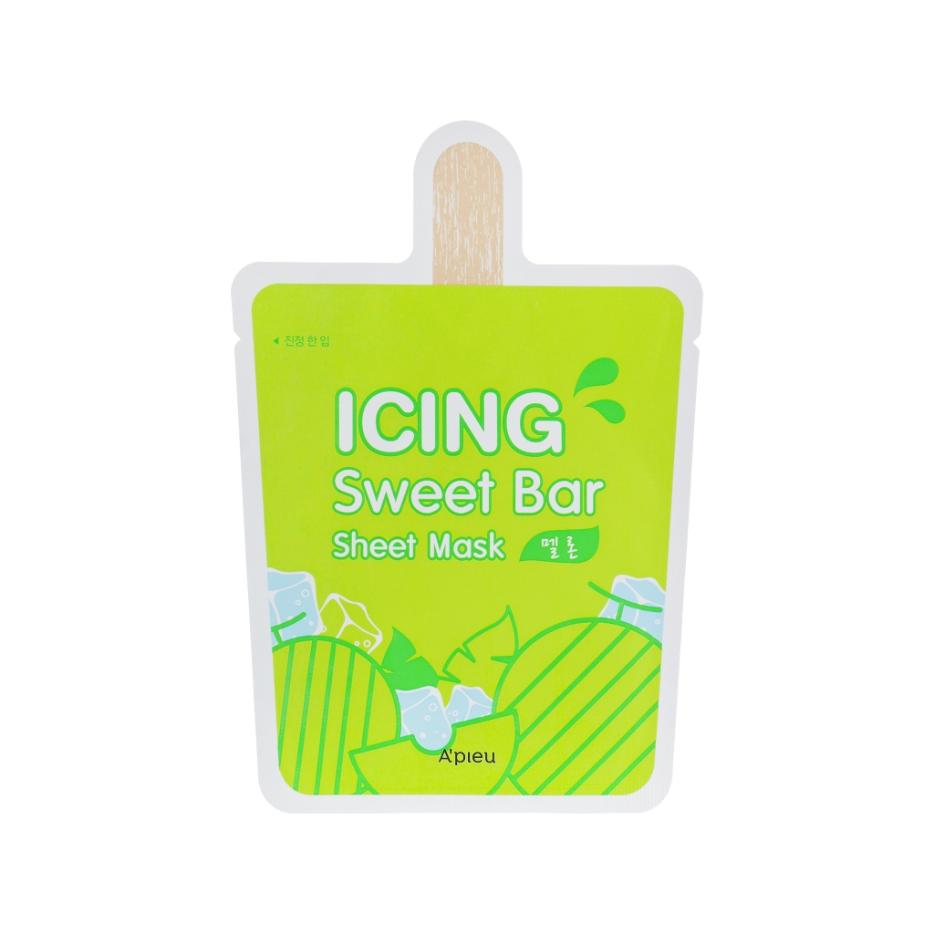 Маска для обличчя A'pieu Icing Sweet Bar Sheet Mask Melon диня 21 г (8809530047736) - зображення 1