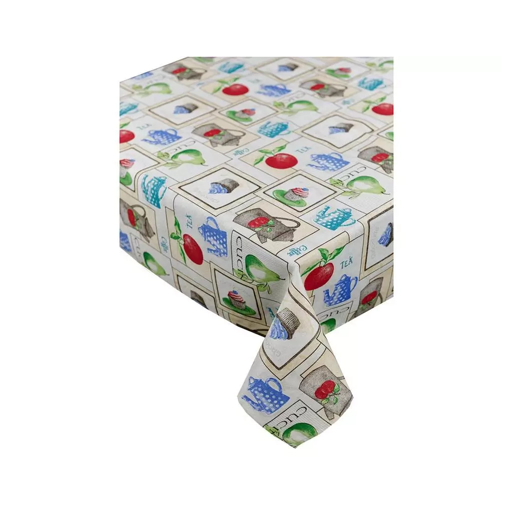 Скатертина Прованс CUPCAKE blue 120х136 (035573) - зображення 2