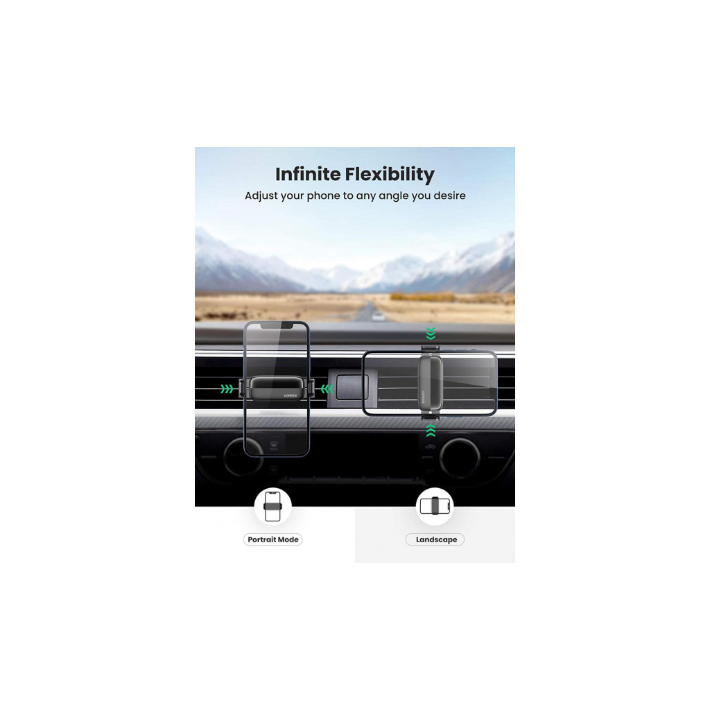 Універсальний автотримач Ugreen LP120 4.7-7.2" (10422) - зображення 2