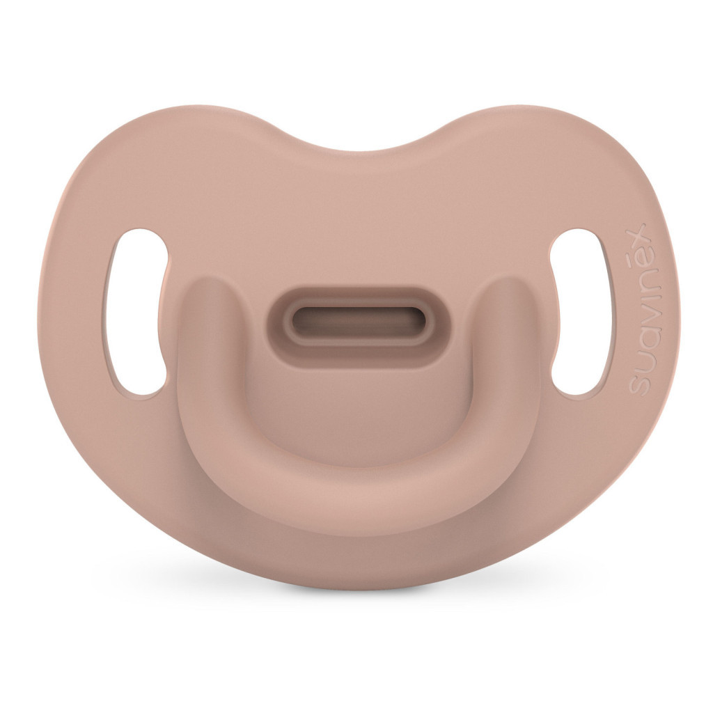 Пустушка Suavinex Colour Essence 0-6 міс, анатомічна силіконова, нюдова (308086) - изображение 1
