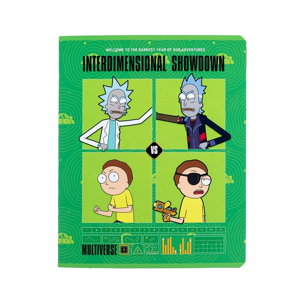 Зошит Kite Rick and Morty 24 аркушів, лінія (RM24-239) - изображение 11