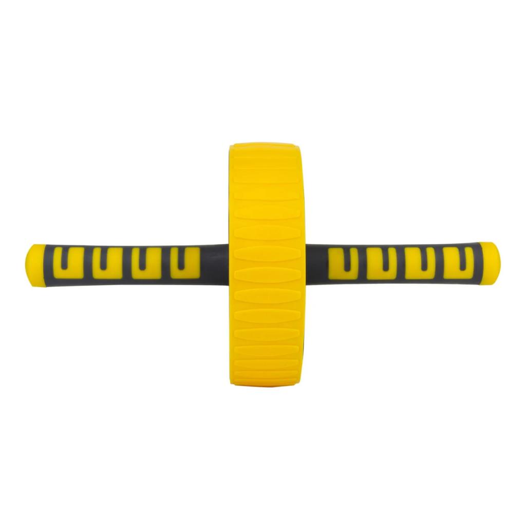 Ролик для преса Power System PS-4034 Yellow-Grey (PS-4034_Yellow-Grey) - изображение 2