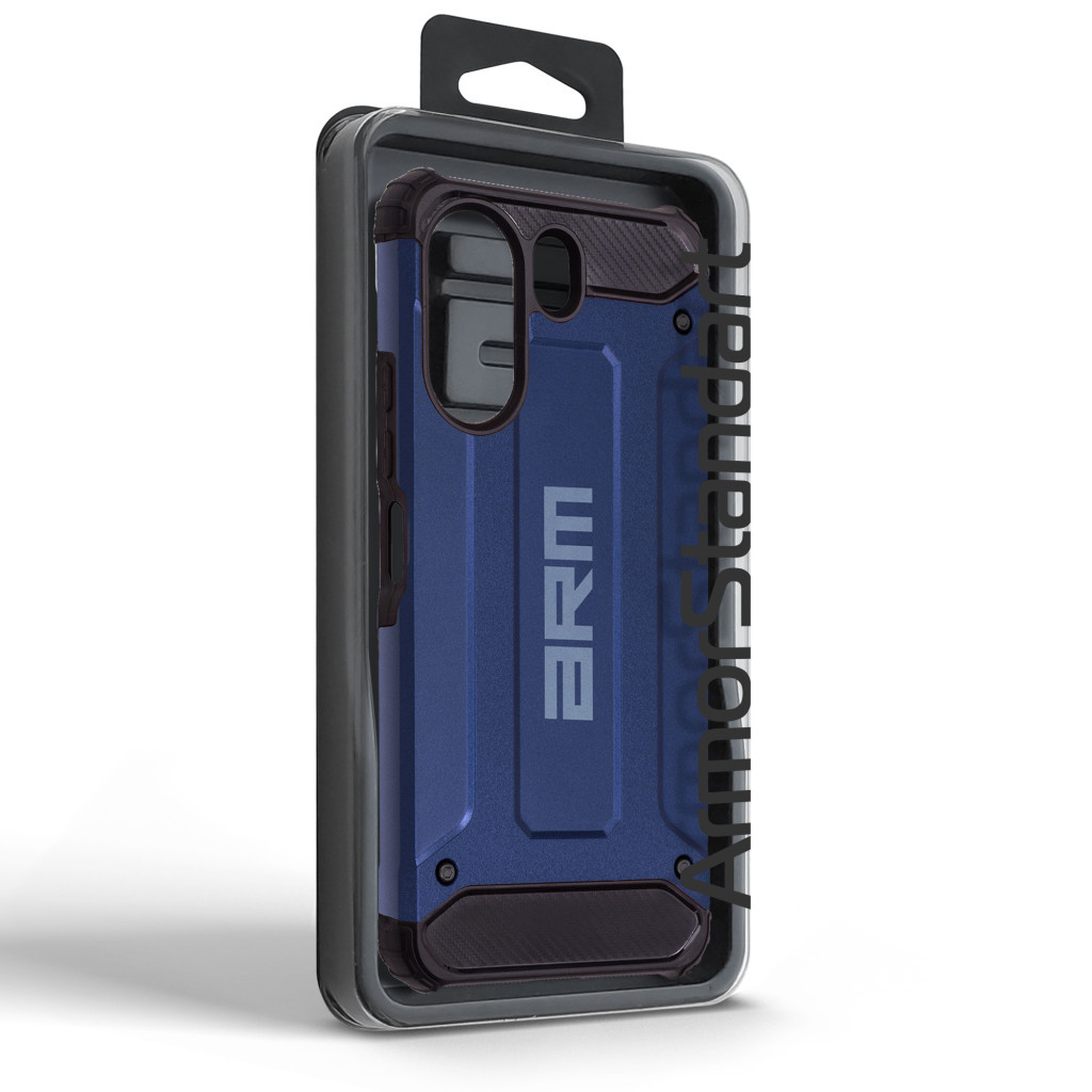 Чохол до мобільного телефона Armorstandart Panzer Xiaomi Redmi 13C 4G / Poco C65 Dark Blue (ARM73716) - зображення 7