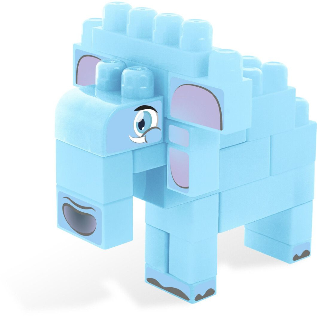 Конструктор Wader Baby Blocks Сафарі - слон (41502) - зображення 2