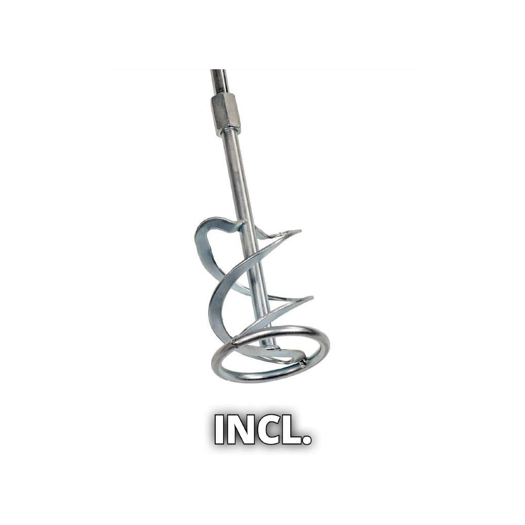 Міксер будівельний Einhell TE-MX 18 Li - Solo, 18В, PXC, М14, 0-620 об/хв, 1.9 кг (без АКБ та ЗП) (4258760) - изображение 4