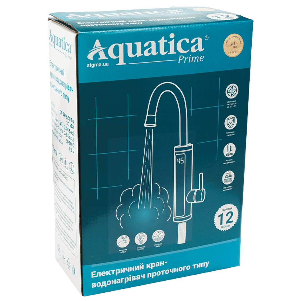 Проточний водонагрівач AQUATICA s92 3.3кВт для ванн (9792203) - зображення 12