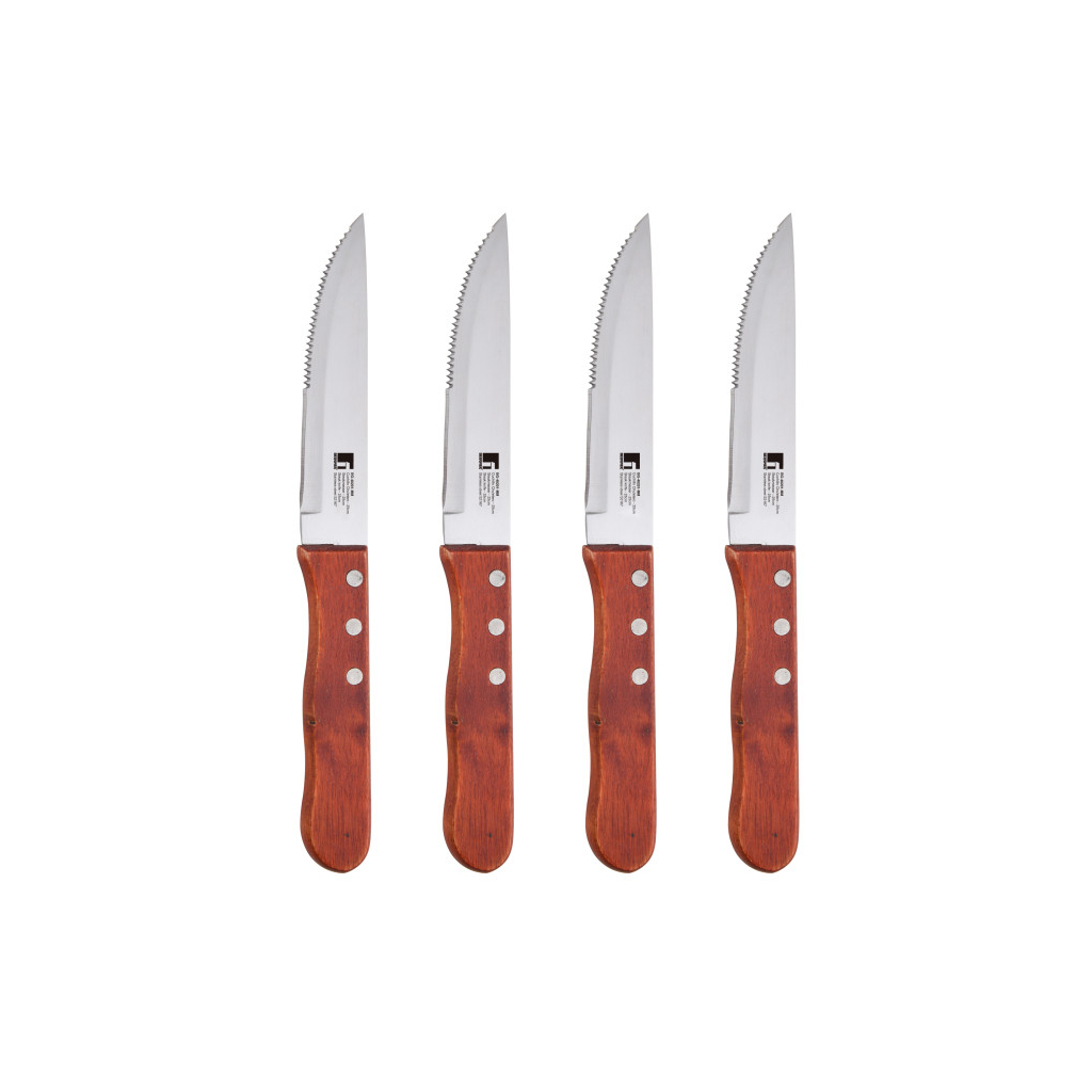 Набір ножів Bergner Bbq lovers для стейків, 4 предмети (BG-40201-MM) - зображення 1