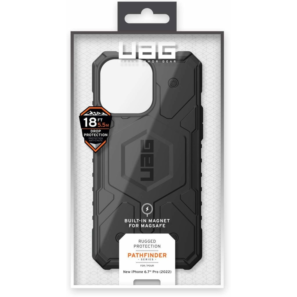 Чохол до мобільного телефона UAG Apple iPhone 14 Pro Max Pathfinder Magsafe, Black (114055114040) - зображення 9