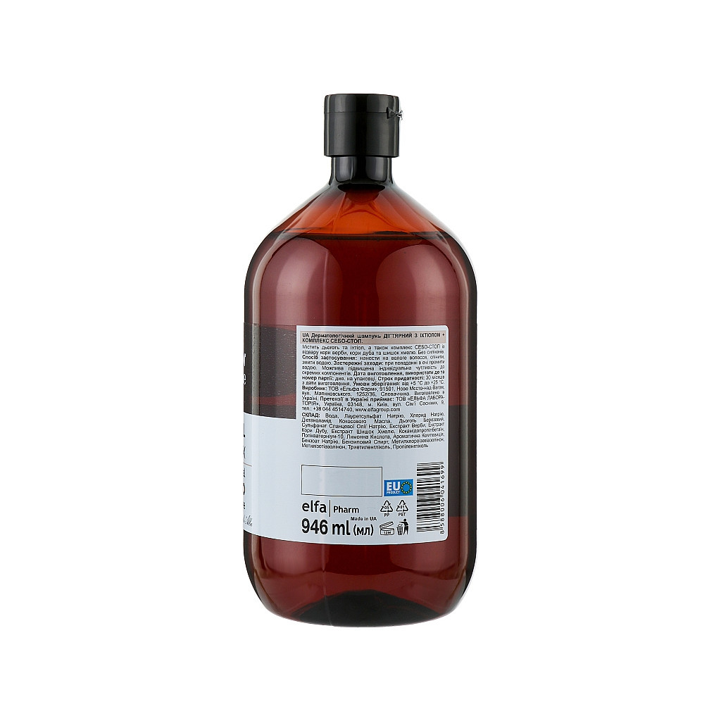 Шампунь The Doctor Health & Care Tar With Ichthyol + Sebo-Stop Complex Дьогтьовий з іхтіолом 946 мл (8588006041699) - зображення 2
