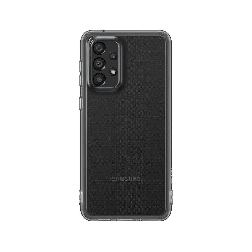 Чохол до мобільного телефона Samsung Soft Clear Cover Samsung Galaxy A33 (A336) Black (EF-QA336TBEGRU) - зображення 1