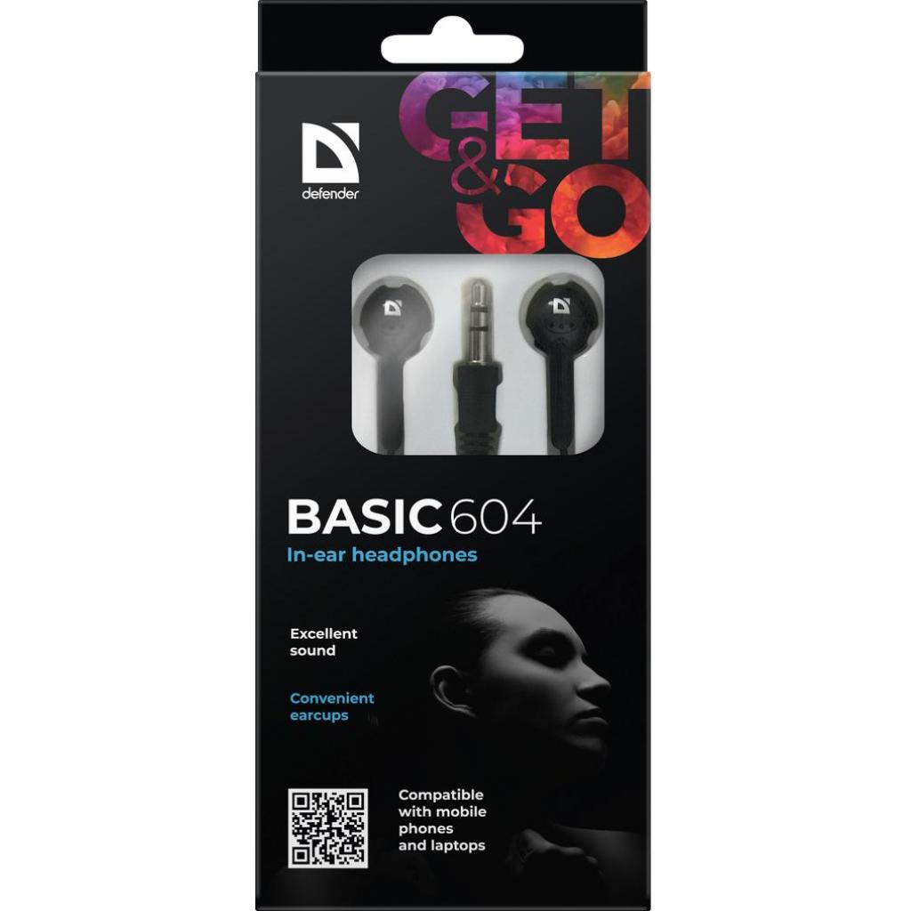 Навушники Defender Basic 604 Black (63604) - зображення 4