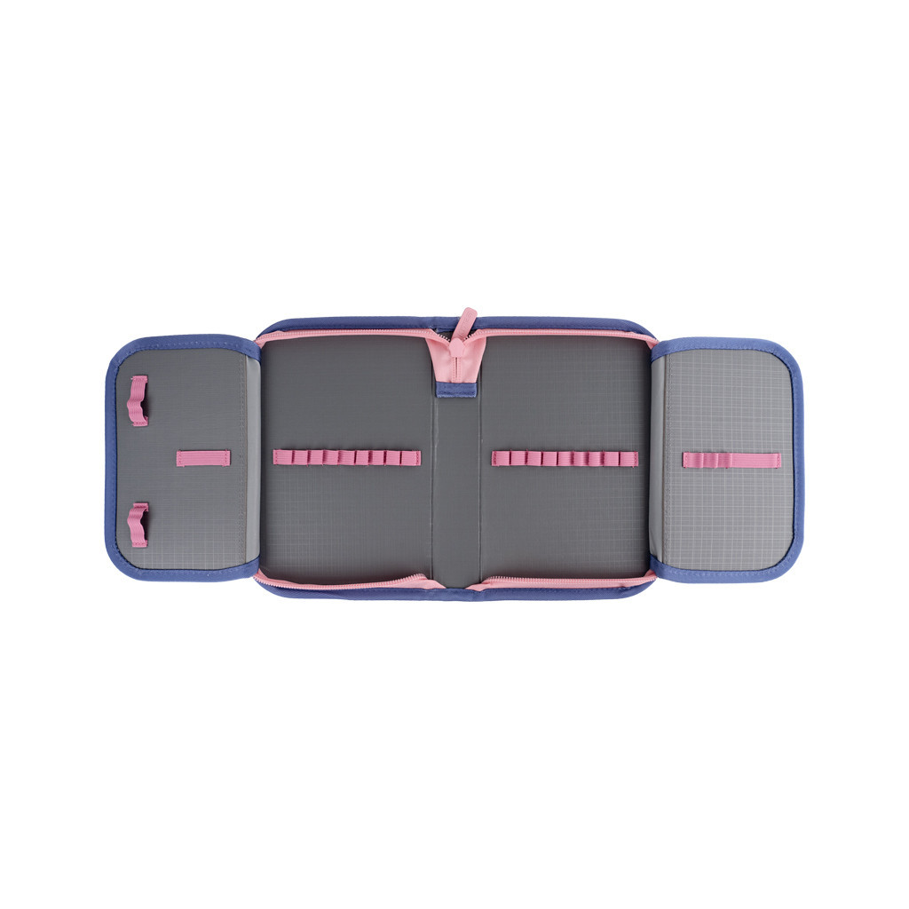 Пенал Kite Purple Chequer з наповненням (K24-622H-3) - зображення 5