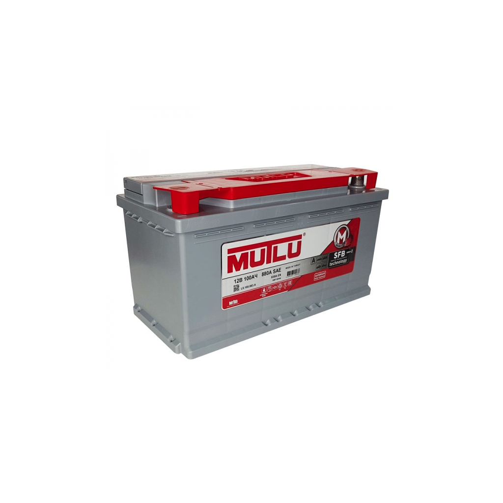 Акумулятор автомобільний MUTLU 100Аh (L5.100.083.A) - зображення 1