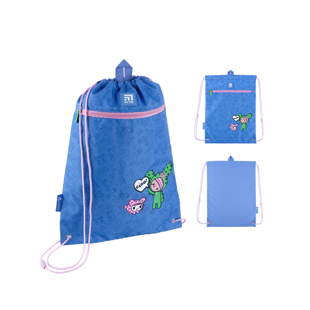 Сумка для взуття Kite Tokidoki Блакитна (TK24-601M-1) - изображение 1