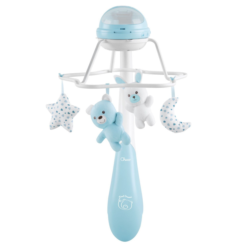 Мобіле Chicco проектор на кроватку 3 в 1 "Радуга" голубой (11041.20) - зображення 1