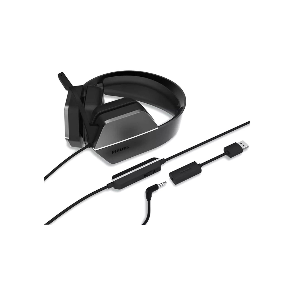 Навушники Philips Wired Gaming Headset 7.1 USB+ 3.5 мм (TAG4106BK/00) - зображення 1