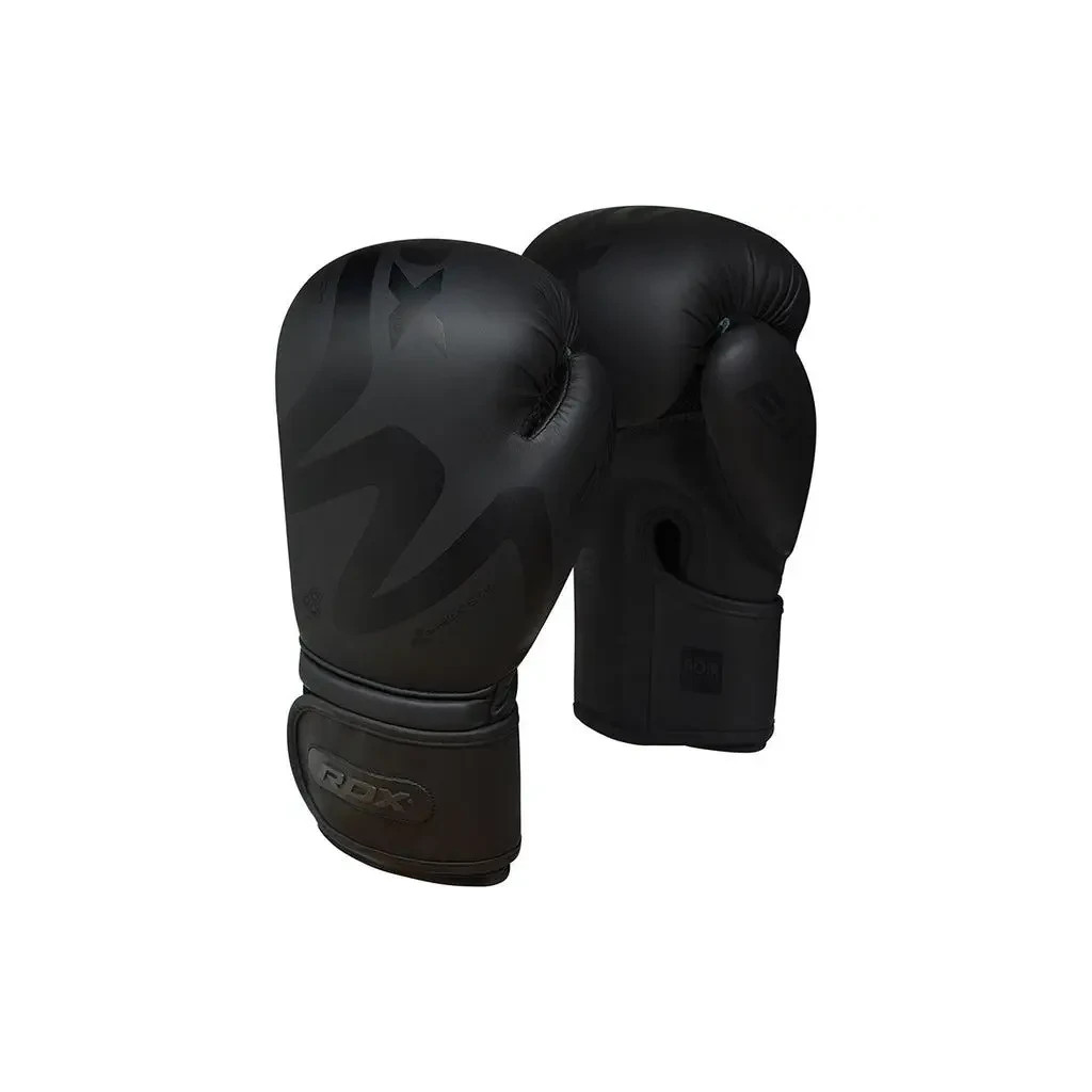 Боксерські рукавички RDX F15 Noir Matte Black 16 унцій (BGR-F15MB-16oz) - зображення 1