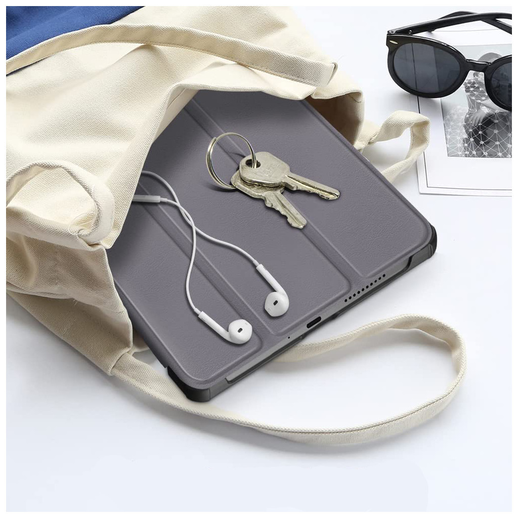 Чохол до планшета BeCover Smart Case Apple iPad Air 5 (2022) 10.9" Gray (710773) - зображення 4