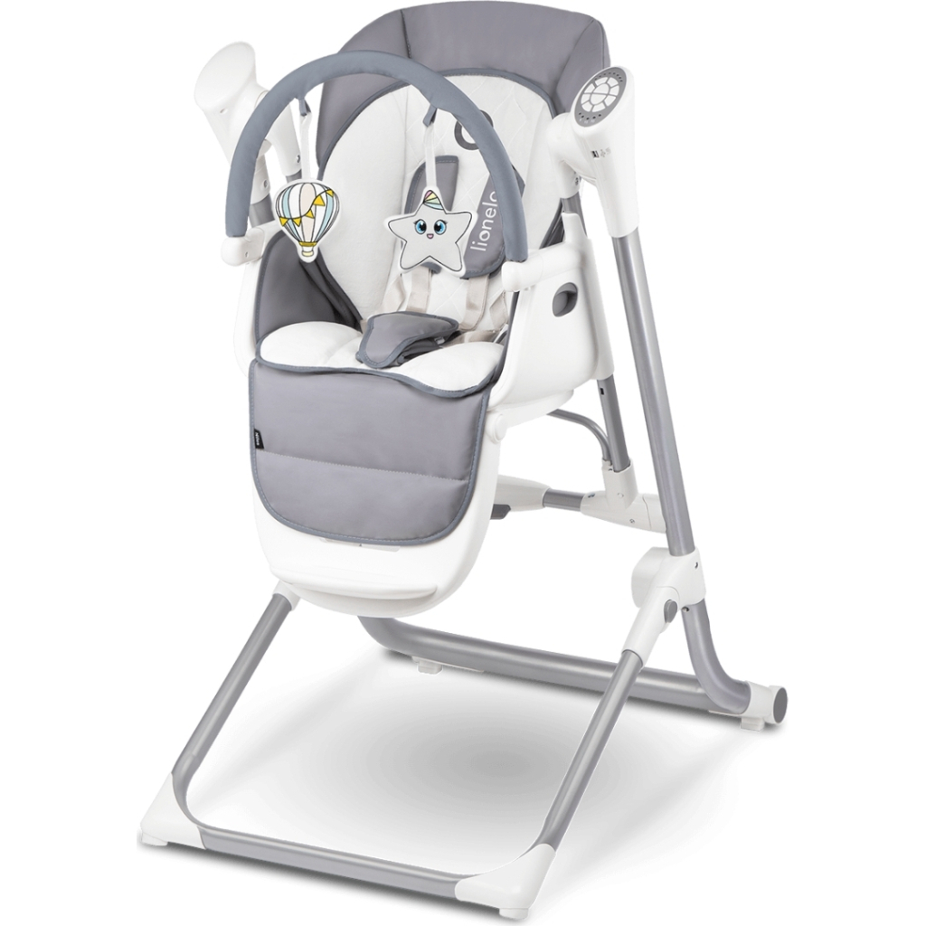Стілець для годування Lionelo 2 в 1 Lionelo Niles Grey (LO-NILES GREY) - изображение 3