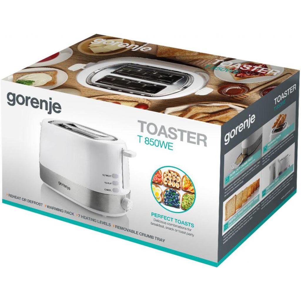 Тостер Gorenje T850WE - зображення 2