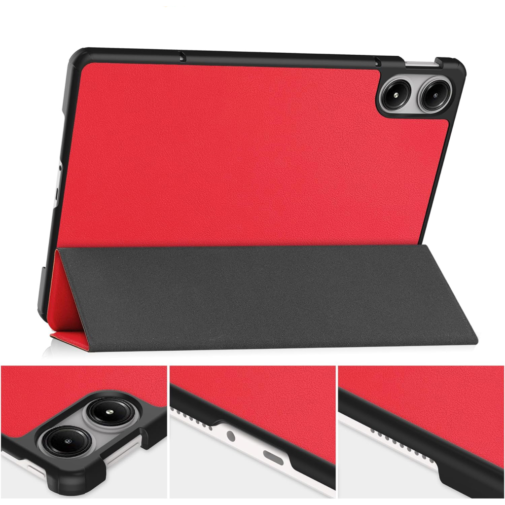 Чохол до планшета BeCover Smart Case Xiaomi Poco Pad 12.1" Red (711564) - зображення 5