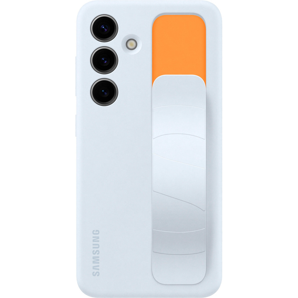 Чохол до мобільного телефона Samsung Galaxy S24 (S921) Standing Grip Case Light Blue (EF-GS921CLEGWW) - зображення 3