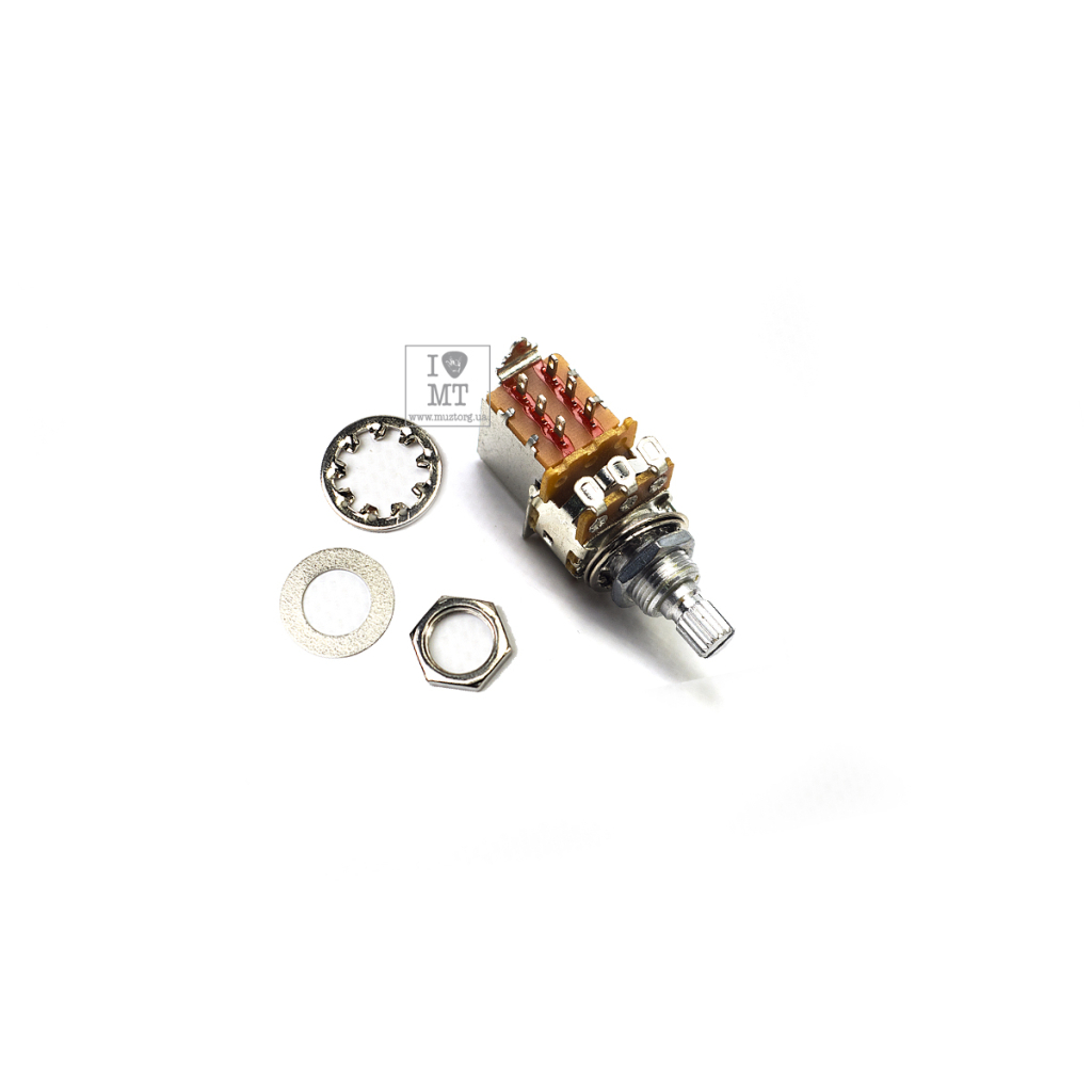 Потенціометр для гітари Fender Potentiometer Push-Pull 250K Split (45710) - изображение 2
