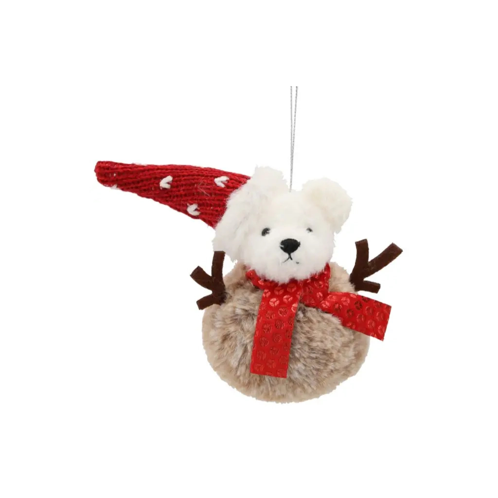 Ялинкова іграшка Chomik Ведмідь 10х12 см (5900779900561_3) - зображення 1