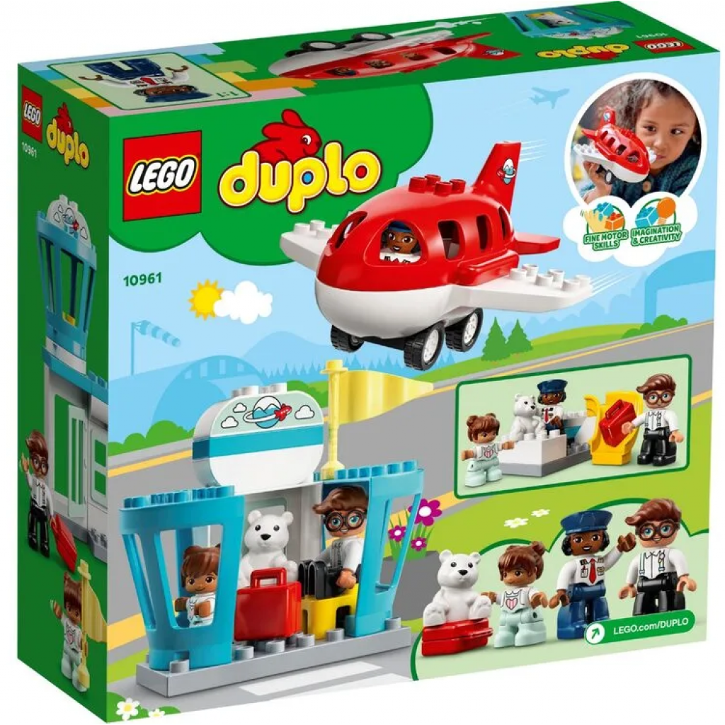 Конструктор LEGO Duplo Літак і аеропорт 28 деталей (10961) - зображення 10