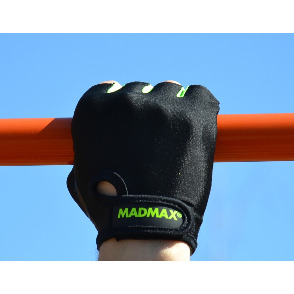 Рукавички для фітнесу MadMax MFG-251 Rainbow Green XS (MFG-251-Green_XS) - зображення 9
