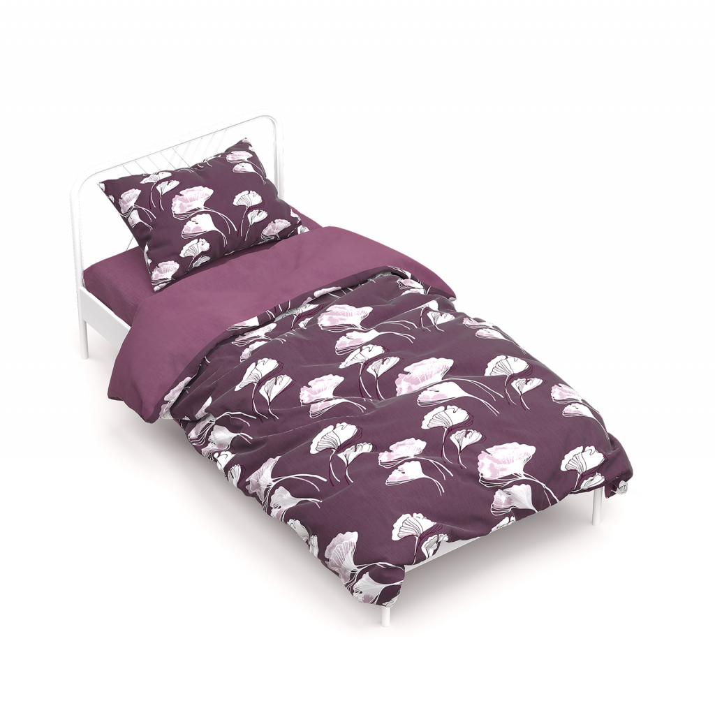 Підковдра Home Line бязь Гінго Білоба лілова 145х215см (161422) - зображення 1