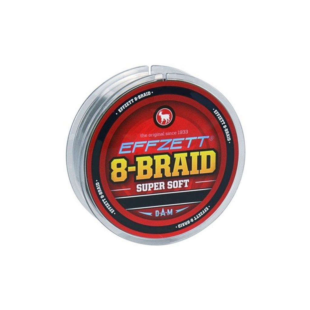 Шнур DAM Effzett 8-BRAID 125м 0,20мм 18,1кг/40Lb (moss green) (52660) - зображення 1