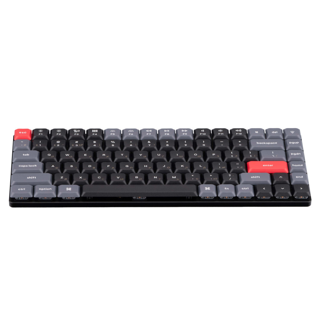 Клавіатура Keychron K3 PRO 84Key Gateron Brown Low Profile QMK UA RGB Black (K3PB3_KEYCHRON) - зображення 5